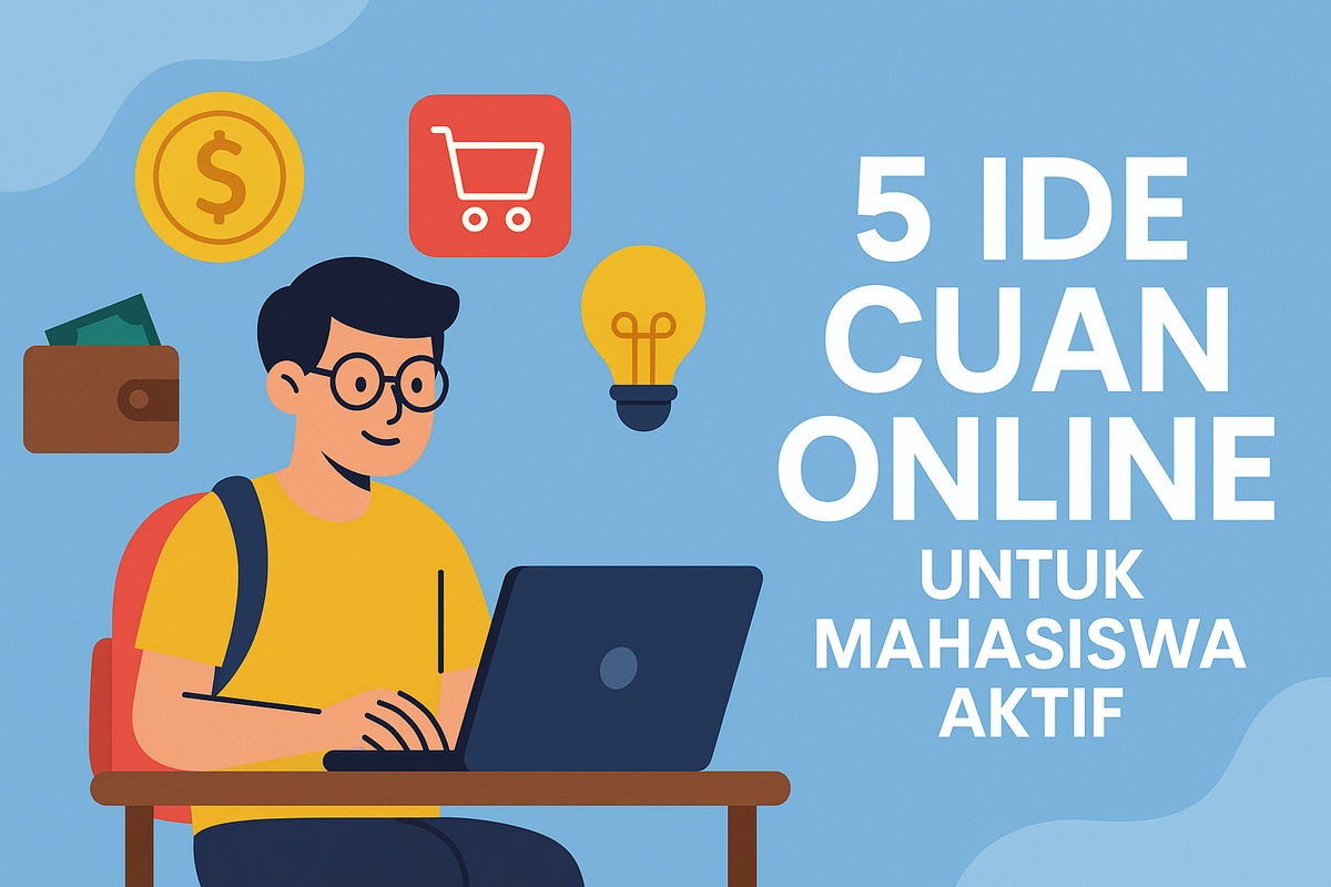 5 Ide Cuan Online untuk Mahasiswa Aktif
