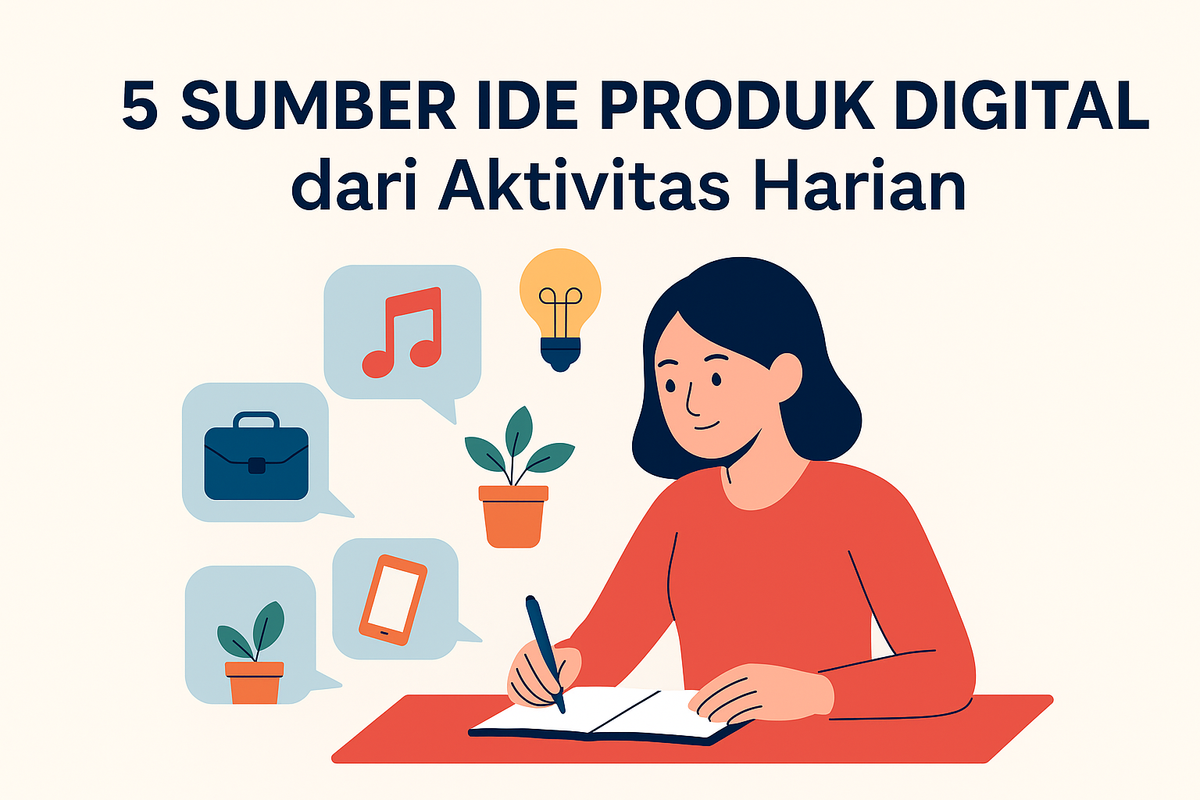 5 Sumber Ide Produk Digital dari Aktivitas Harian