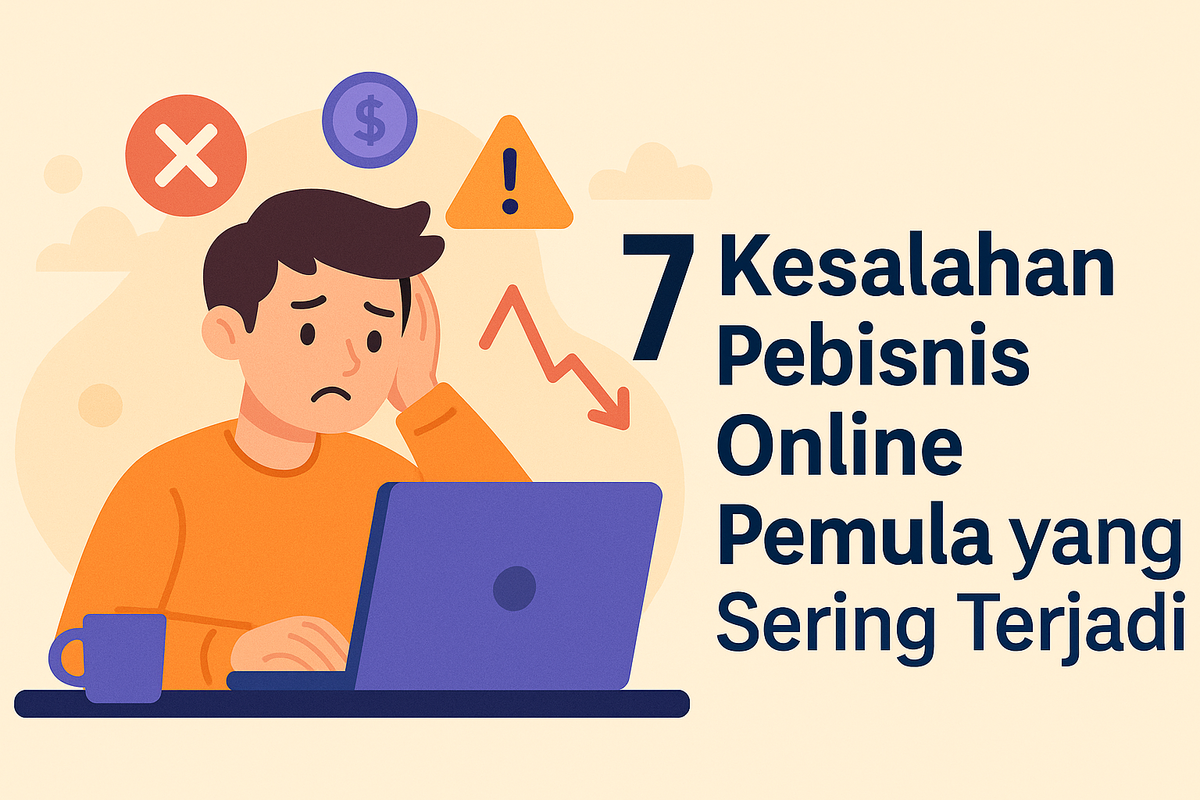 7 Kesalahan Pebisnis Online Pemula yang Sering Terjadi