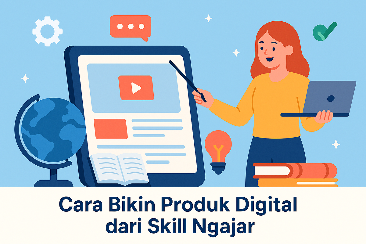 Cara Bikin Produk Digital dari Skill Ngajar