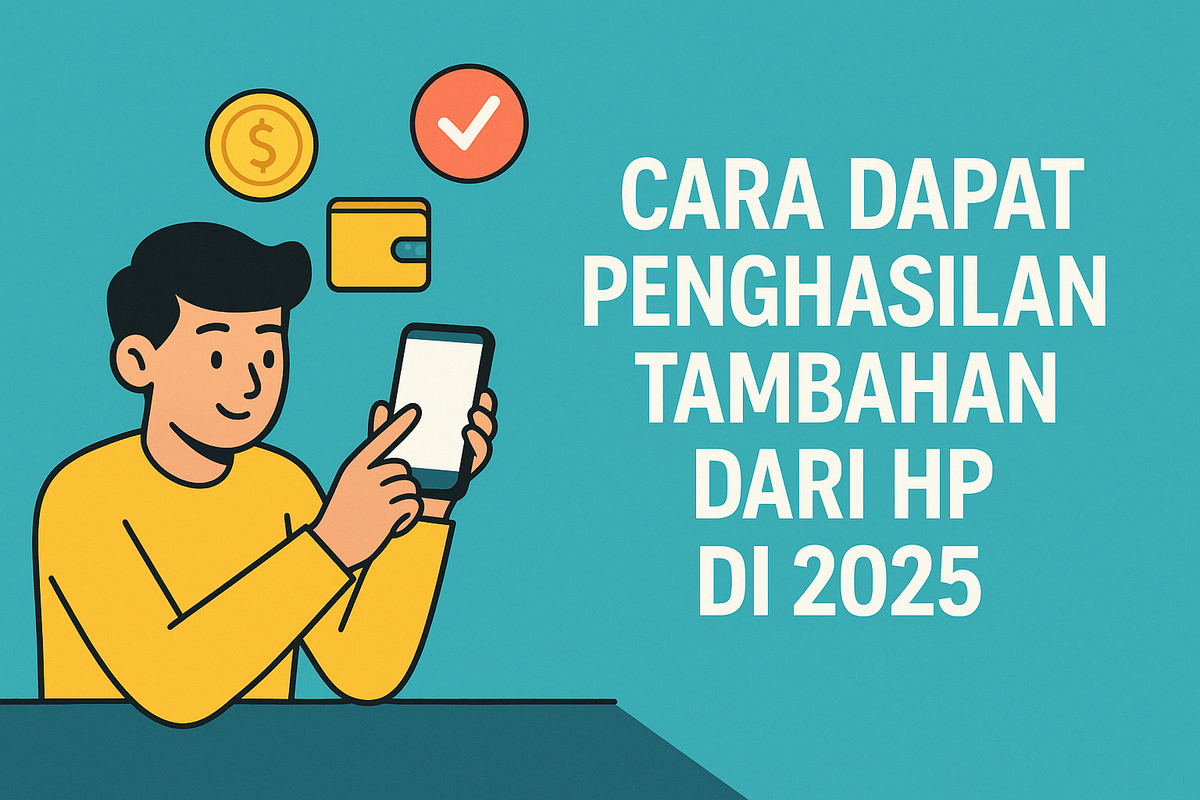 Cara Dapat Penghasilan Tambahan dari HP di 2025