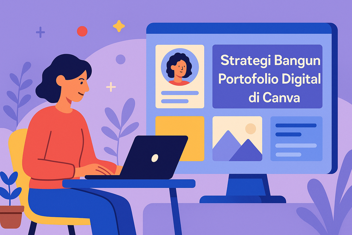 Strategi Bangun Portofolio Digital di Canva